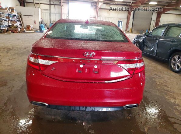 KMHFG4JG7GA513528 2016 HYUNDAI AZERA Red Вид ззаду