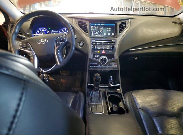 KMHFG4JG7GA513528 2016 HYUNDAI AZERA Red Вид панелі приладів