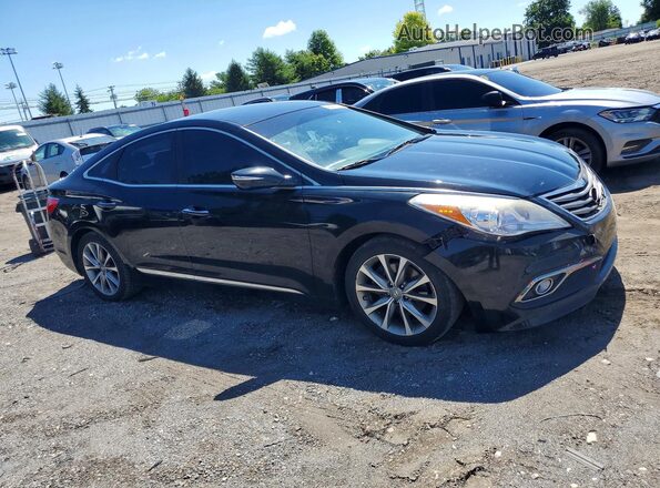 KMHFG4JG7GA513545 2016 HYUNDAI AZERA Черный Передняя правая четверть