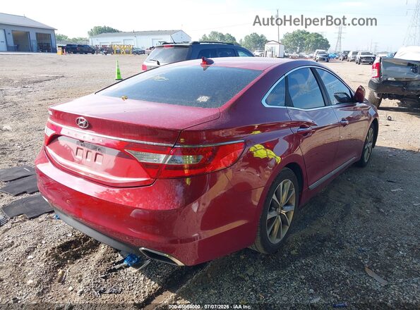 KMHFG4JG8GA507785 2016 HYUNDAI AZERA Red Tył prawy