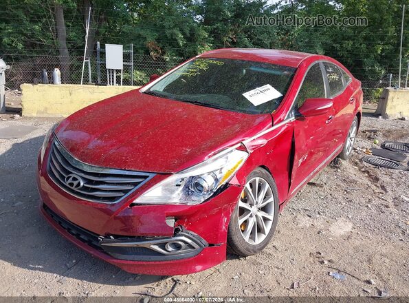 KMHFG4JG8GA507785 2016 HYUNDAI AZERA Red Przód lewy