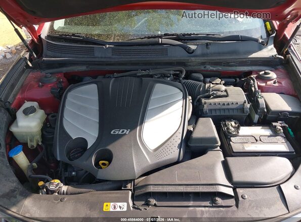 KMHFG4JG8GA507785 2016 HYUNDAI AZERA Red Widok z tyłu