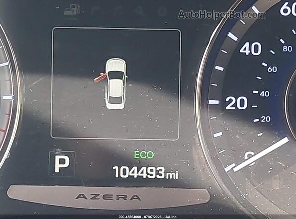 KMHFG4JG8GA507785 2016 HYUNDAI AZERA Red 