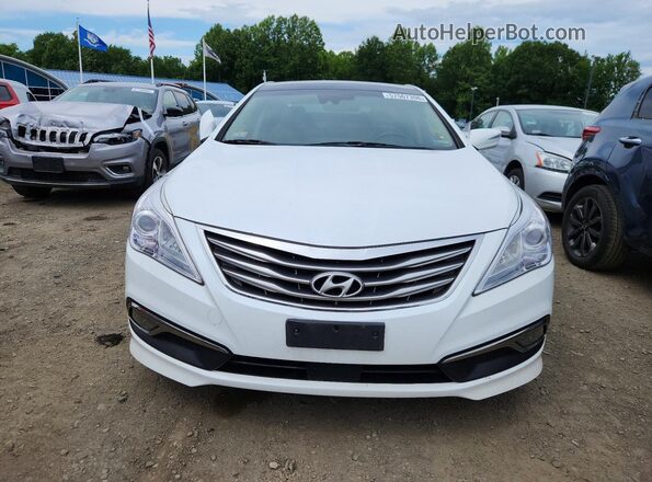 KMHFH4JG2GA516088 2016 HYUNDAI AZERA White Դիմացի տեսք