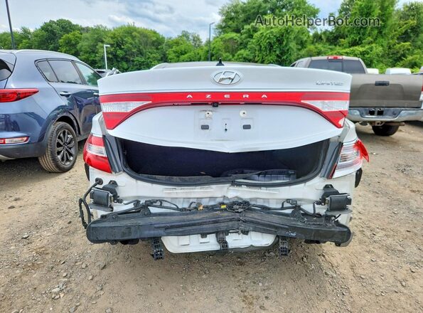 KMHFH4JG2GA516088 2016 HYUNDAI AZERA White Հետևի տեսք