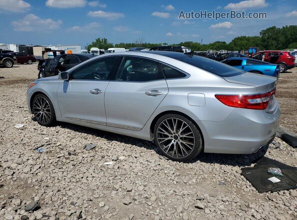 KMHFH4JG3HA582067 2017 HYUNDAI AZERA Silver Trasero izquierdo