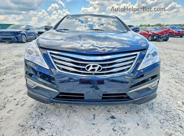 KMHFH4JG5GA509264 2016 HYUNDAI AZERA Black Front view