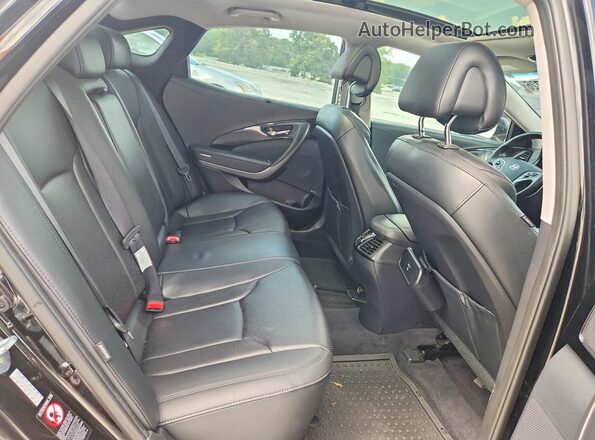 KMHFH4JG5GA509264 2016 HYUNDAI AZERA Black Rear seats view