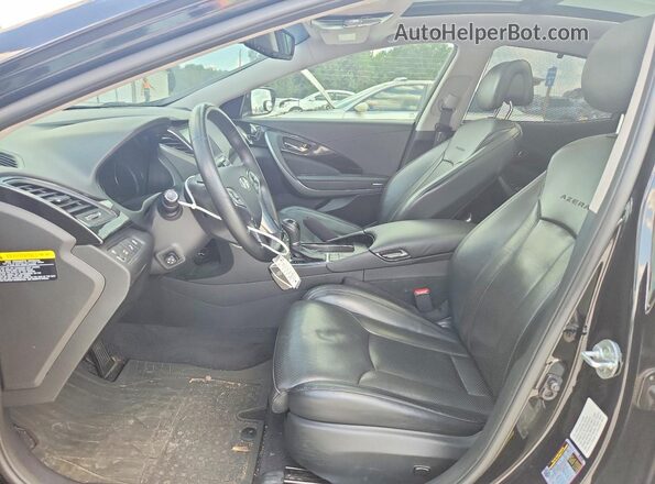 KMHFH4JG5GA509264 2016 HYUNDAI AZERA Black Front interior view