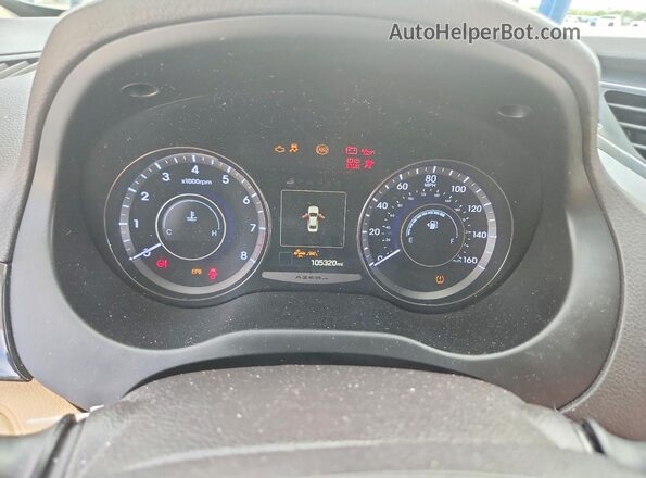 KMHFH4JG5GA550400 2016 HYUNDAI AZERA Silver Սարքավորումների վահանակի տեսք