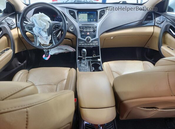 KMHFH4JG5GA550400 2016 HYUNDAI AZERA Silver Առջևի վահանակի տեսք