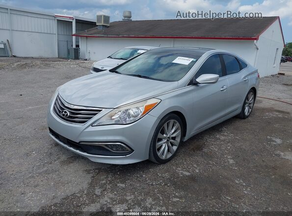 KMHFH4JG8HA583490 2017 HYUNDAI AZERA Silver Widok z przodu