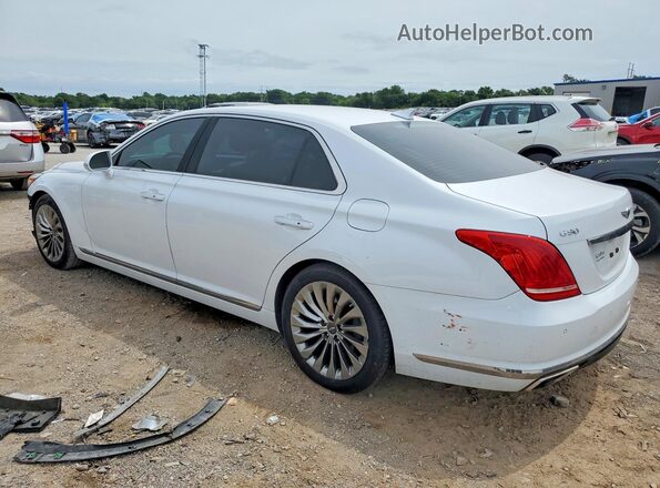 KMHG34JA0HU026649 2017 GENESIS G90 White Rear left