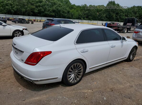 KMHG34JA0HU026649 2017 GENESIS G90 White Rear right