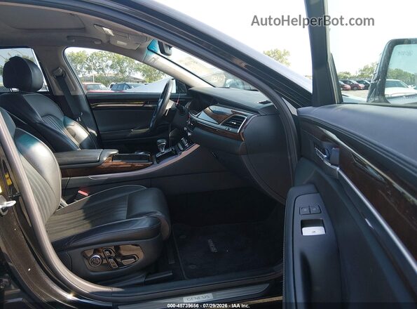 KMHG34JA1KU050515 2019 GENESIS G90 Черный Вид салона спереди