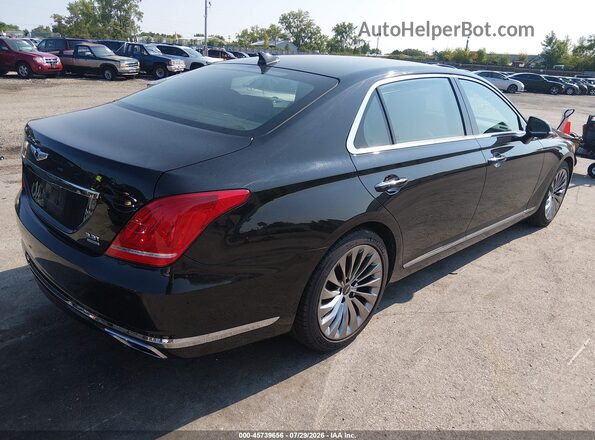 KMHG34JA1KU050515 2019 GENESIS G90 Черный Задняя правая четверть