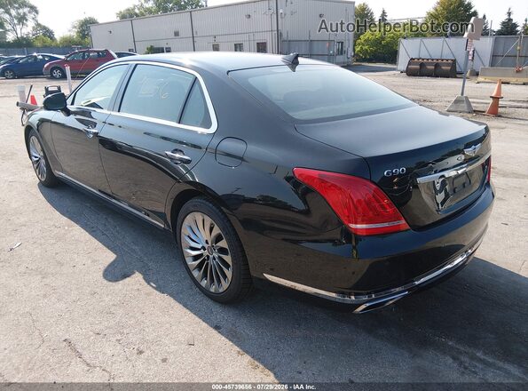 KMHG34JA1KU050515 2019 GENESIS G90 Черный Задняя левая четверть