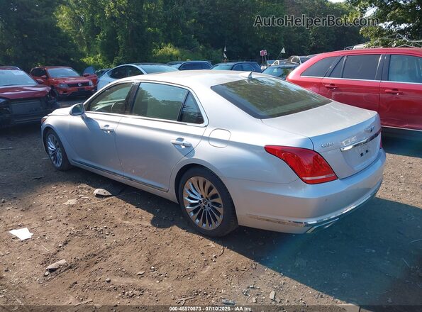 KMHG34JA6HU034013 2017 GENESIS G90 Серебряный Задняя левая четверть