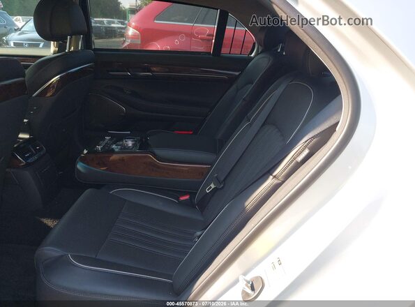 KMHG34JA6HU034013 2017 GENESIS G90 Серебряный Вид наклейки с VIN-кодом