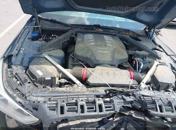 KMHG54JH1HU024531 2017 GENESIS G90 Black Widok z tyłu