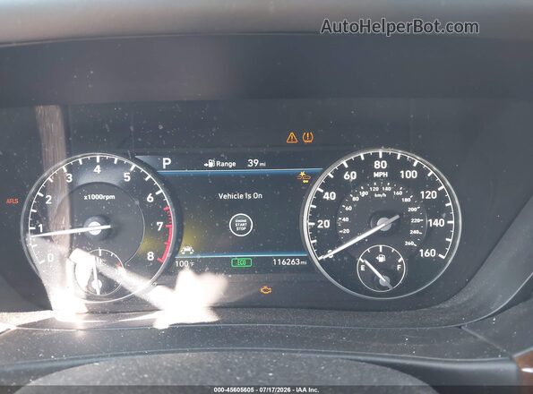 KMHG54JH6HU025769 2017 GENESIS G90 Gray Widok tylnych siedzeń