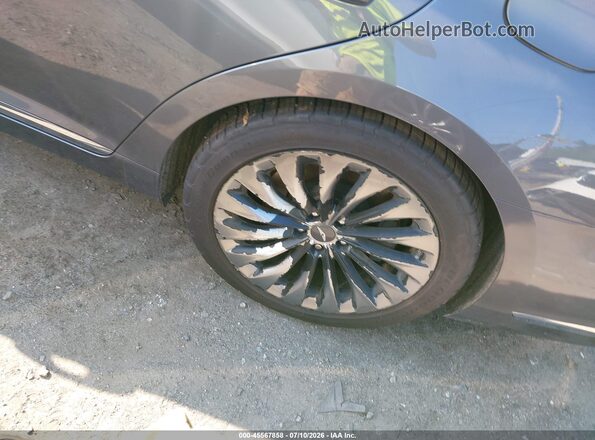 KMHG54JH8HU023957 2017 GENESIS G90 Gray Widok z przodu
