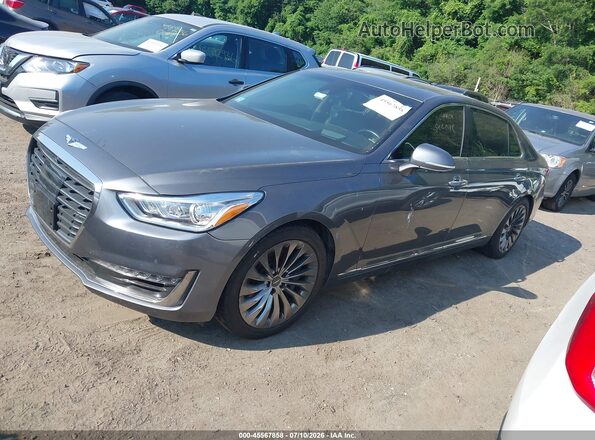 KMHG54JH8HU023957 2017 GENESIS G90 Gray Przód lewy