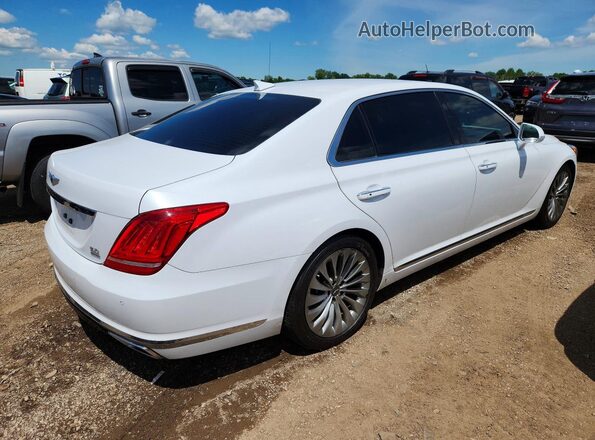 KMHG54JH9KU052570 2019 GENESIS G90 White Rear right