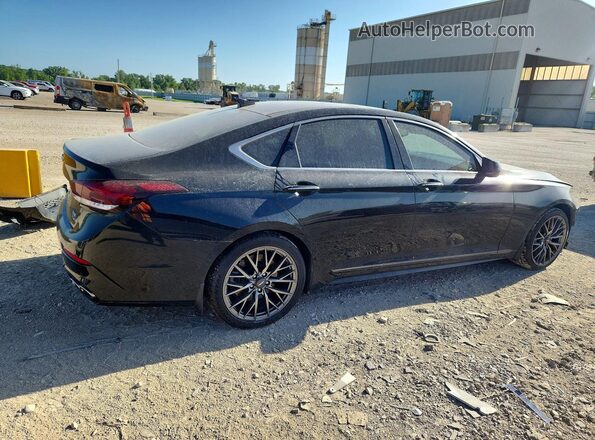 KMHGN4JB3JU222285 2018 GENESIS G80 Угольный Задняя правая четверть