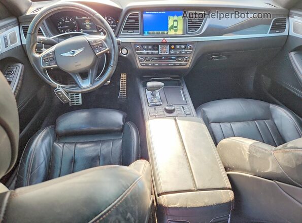 KMHGN4JB3JU222285 2018 GENESIS G80 Угольный Вид панели приборов