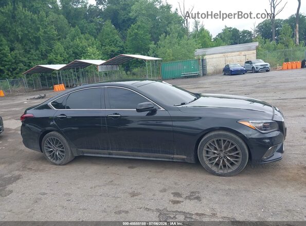 KMHGN4JB4JU244277 2018 GENESIS G80 Black Widok wnętrza z tyłu