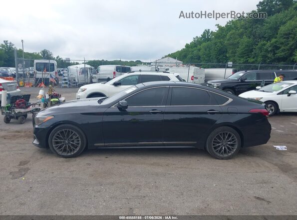 KMHGN4JB4JU244277 2018 GENESIS G80 Black Widok wnętrza 360 stopni