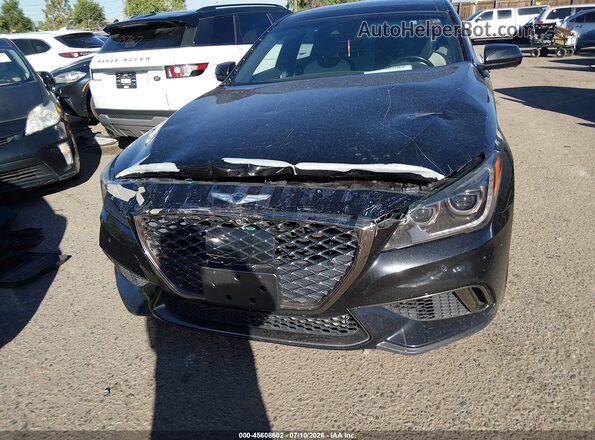 KMHGN4JB7JU233998 2018 GENESIS G80 Черный Вид спереди