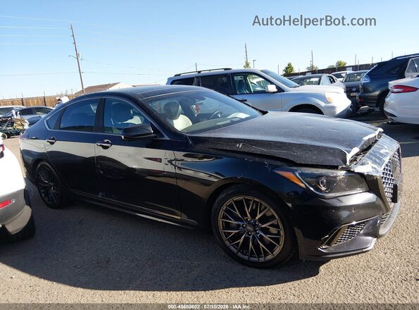 KMHGN4JB7JU233998 2018 GENESIS G80 Черный Вид щитка приборов