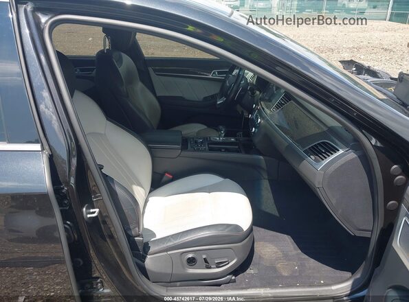 KMHGN4JB7JU248453 2018 GENESIS G80 Black Вид салону спереду