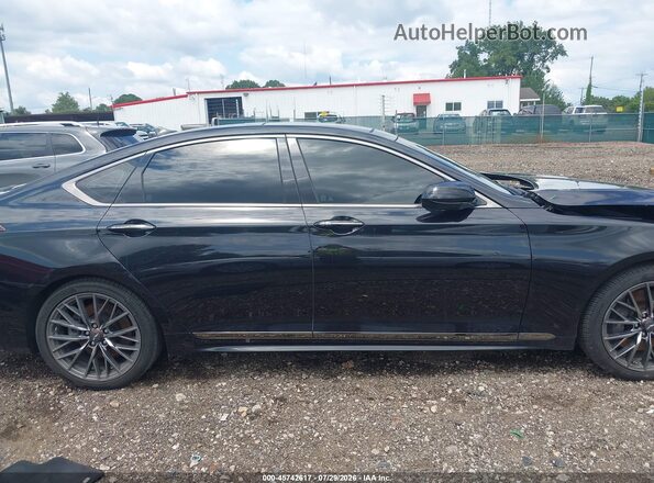 KMHGN4JB7JU248453 2018 GENESIS G80 Black Панорамний вид салону 360°
