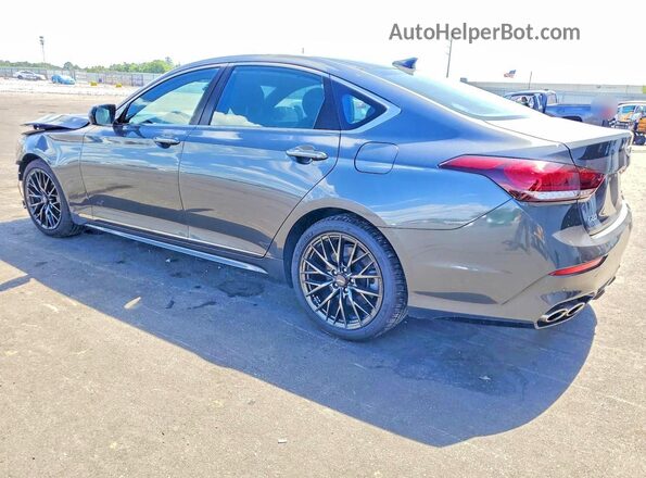 KMHGN4JB9KU300599 2019 GENESIS G80 Gray Tył lewy