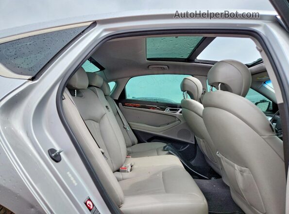 KMHGN4JE1HU199237 2017 GENESIS G80 Silver Widok tylnych siedzeń