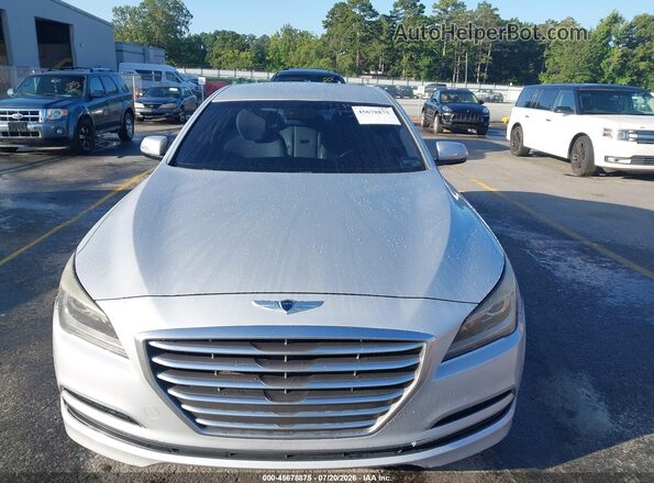 KMHGN4JE2GU113254 2016 HYUNDAI GENESIS Silver Instrument cluster view