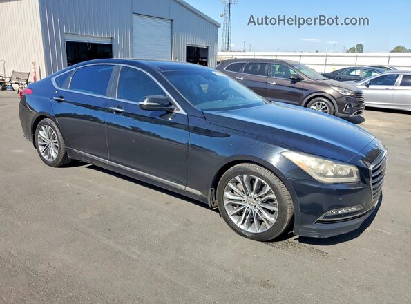 KMHGN4JE2GU139403 2016 HYUNDAI GENESIS Black Առջևի աջ