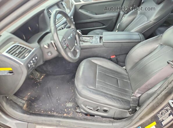 KMHGN4JE3HU204745 2017 GENESIS G80 Gray Front interior view