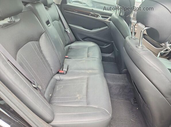 KMHGN4JE4GU129102 2016 HYUNDAI GENESIS Black Հետևի նստատեղերի տեսք
