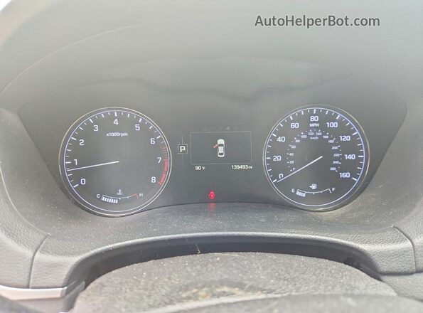 KMHGN4JE4GU129102 2016 HYUNDAI GENESIS Black Սարքավորումների վահանակի տեսք
