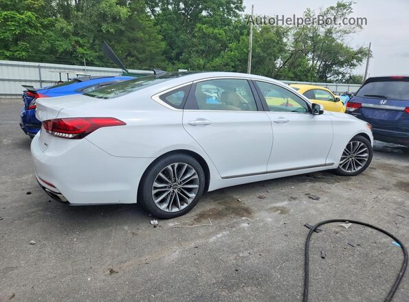 KMHGN4JE4GU137989 2016 HYUNDAI GENESIS Белый Задняя правая четверть