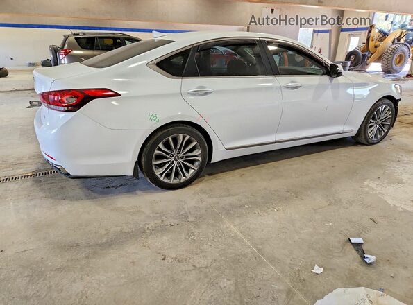 KMHGN4JE6HU209650 2017 GENESIS G80 White Tył prawy