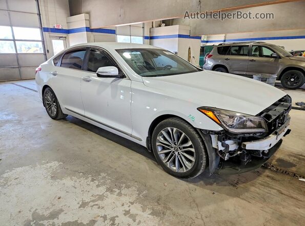 KMHGN4JE6HU209650 2017 GENESIS G80 White Przód prawy