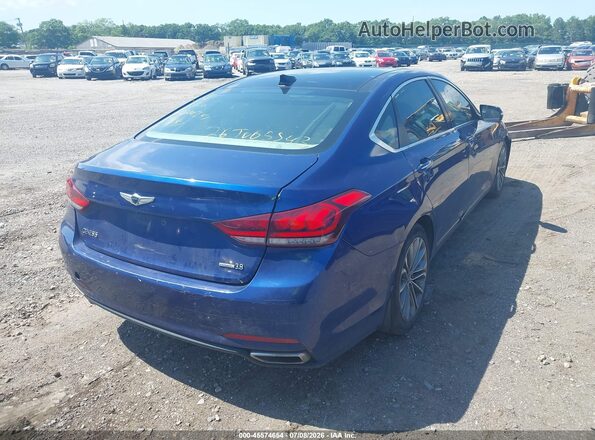 KMHGN4JE7GU132091 2016 HYUNDAI GENESIS Blue Tył prawy