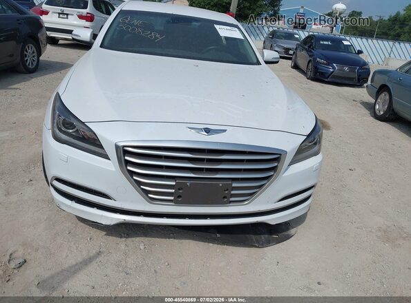 KMHGN4JE7GU133421 2016 HYUNDAI GENESIS Белый Вид щитка приборов