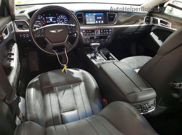 KMHGN4JE7KU296739 2019 GENESIS G80 White წინა პანელის ხედი
