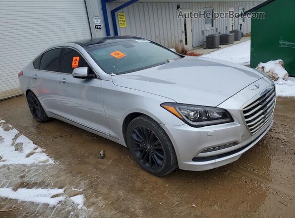 KMHGN4JE8GU134822 2016 HYUNDAI GENESIS Silver Передня права чверть